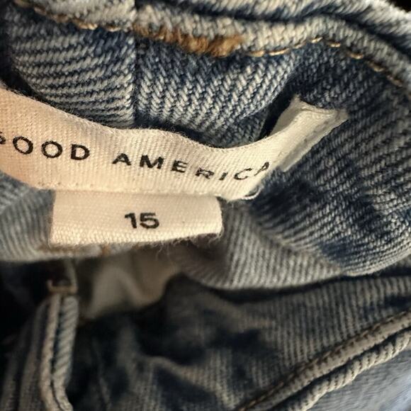 Good American Womens Straight Jeans Size 15 Style GGP062T 5 Pocket Denim - Picture 5 of 6